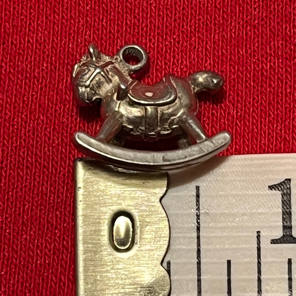 Silver Rocking Horse Brooch - Picture 16 of 16